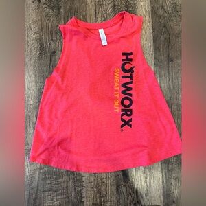 Hotworx Women's Coral Muscle Tank - Sleeveless Workout Top